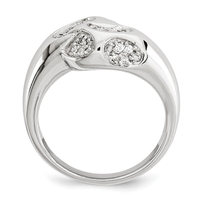 Sterling Silver Cz Ring