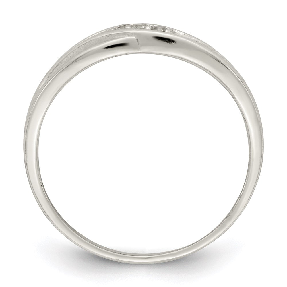 Sterling Silver Cz Ring