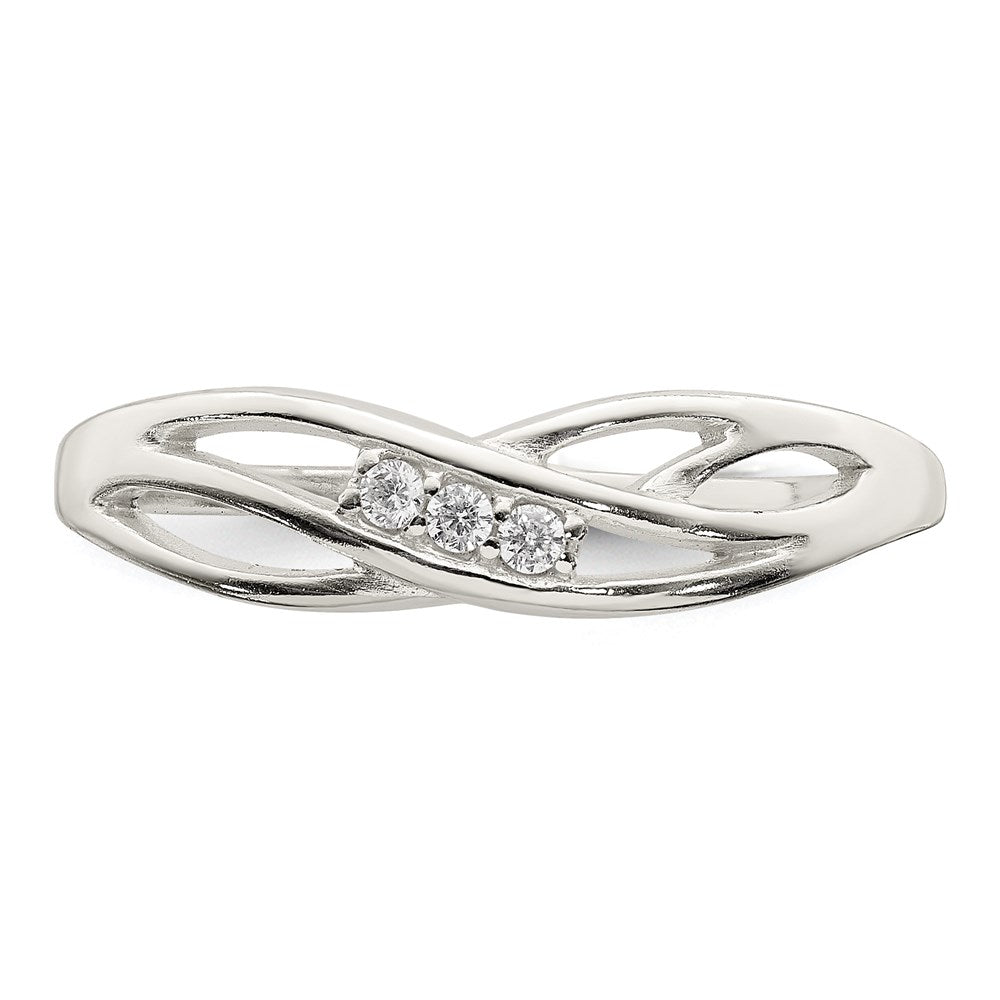 Sterling Silver Cz Ring