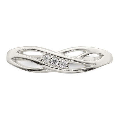 Sterling Silver Cz Ring