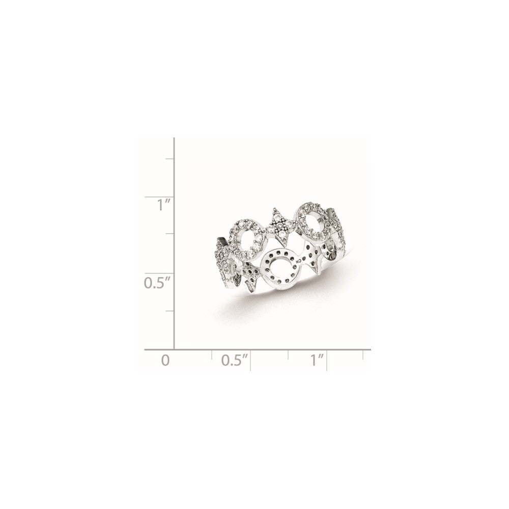 Sterling Silver Cz Ring