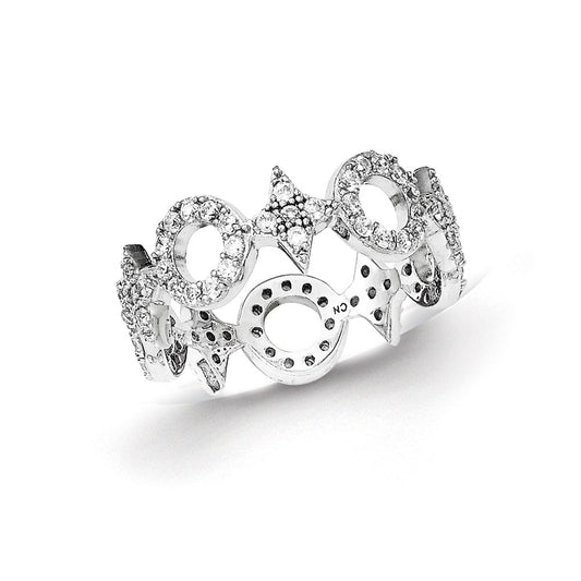 Sterling Silver Cz Ring