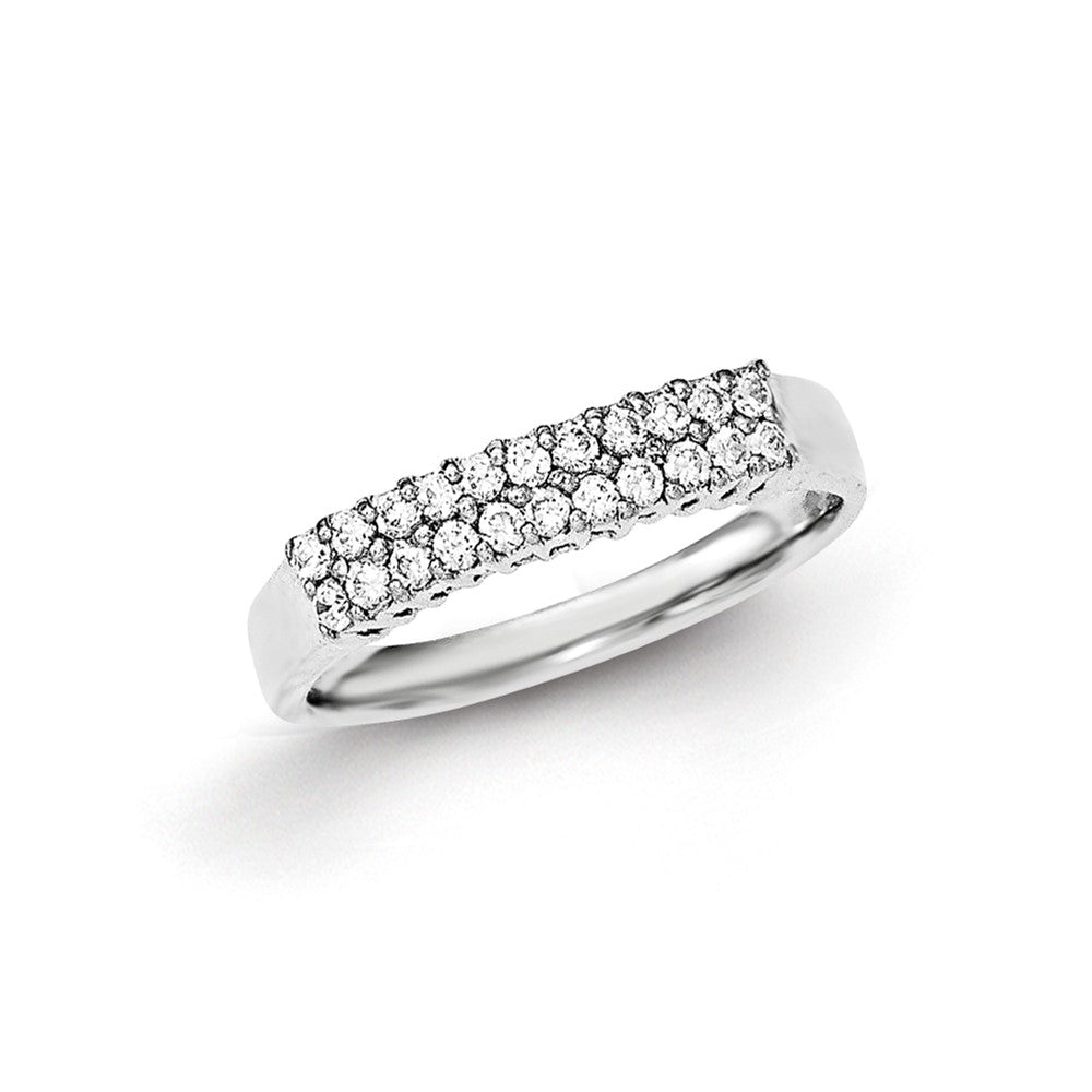 Sterling Silver Cz Ring