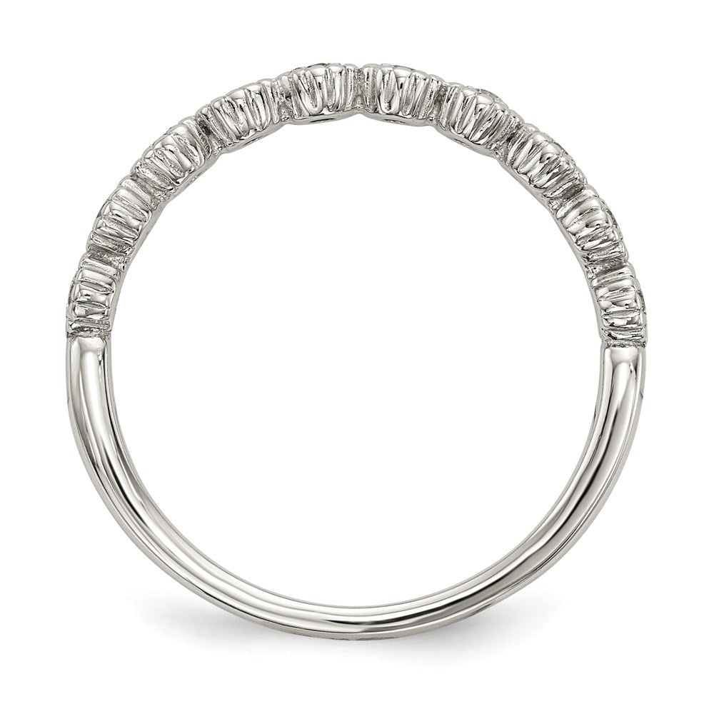 Sterling Silver Cz Ring