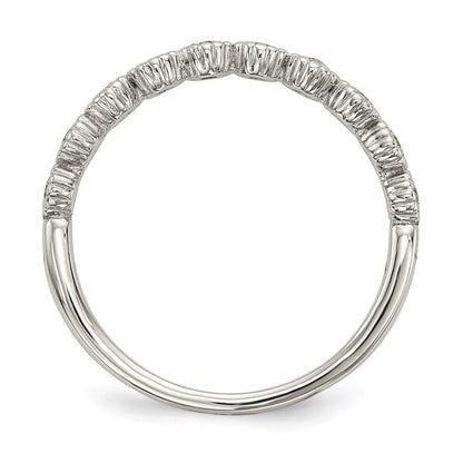 Sterling Silver Cz Ring