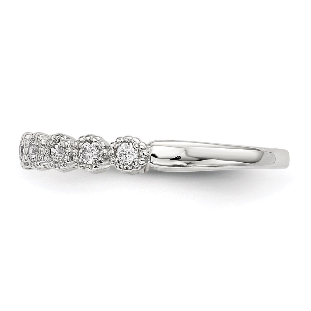 Sterling Silver Cz Ring