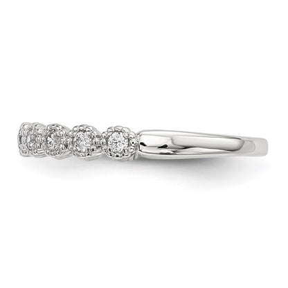 Sterling Silver Cz Ring