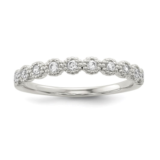 Sterling Silver Cz Ring