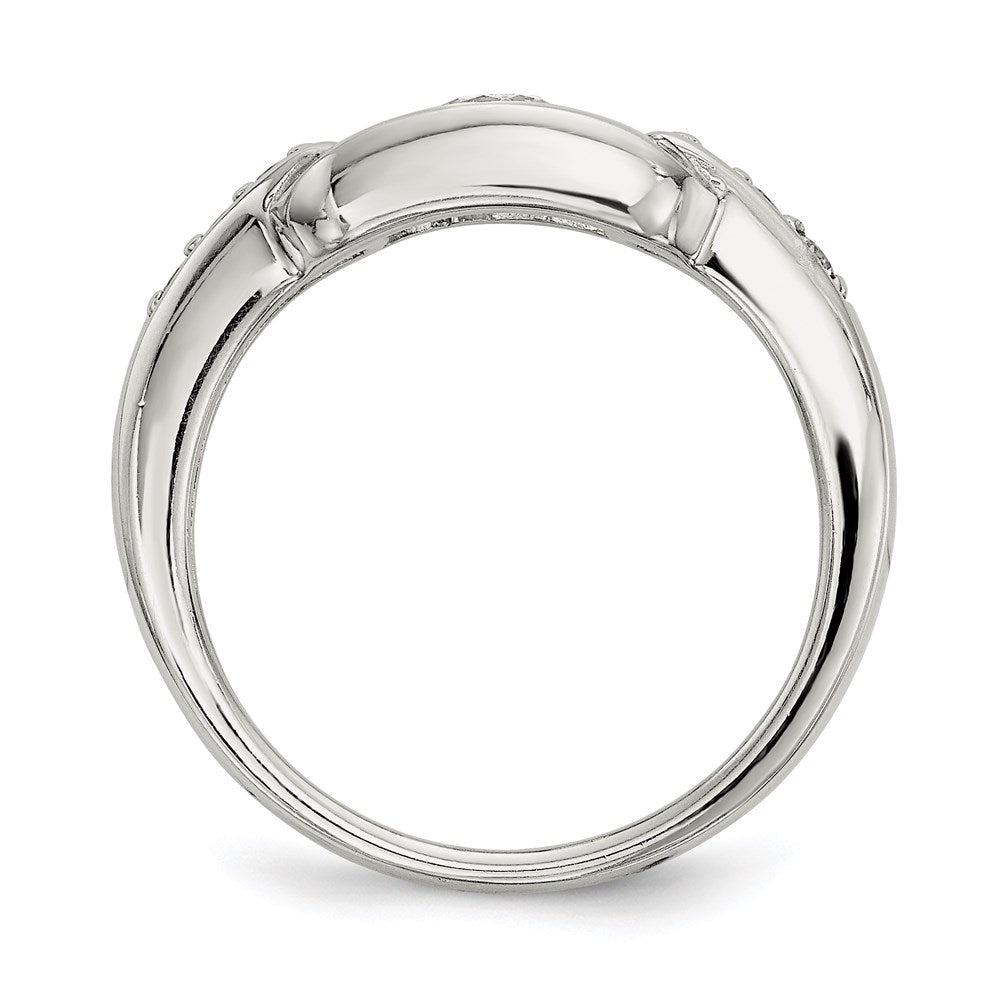 Sterling Silver Cz Ring