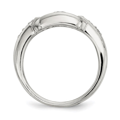 Sterling Silver Cz Ring