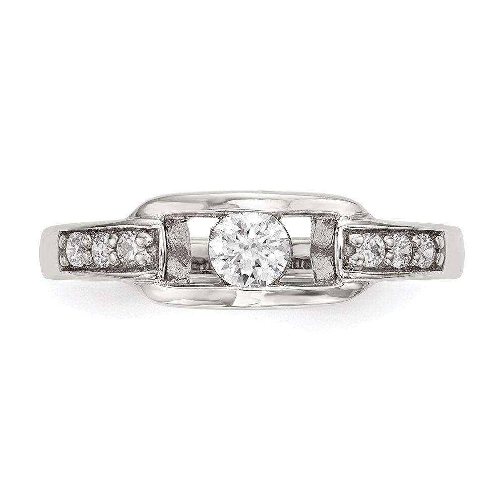 Sterling Silver Cz Ring