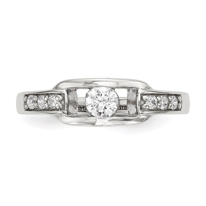 Sterling Silver Cz Ring