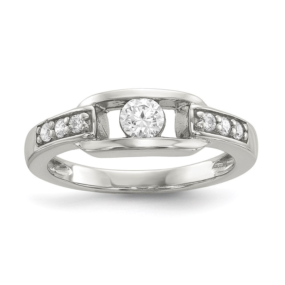 Sterling Silver Cz Ring
