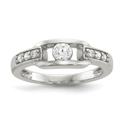 Sterling Silver Cz Ring
