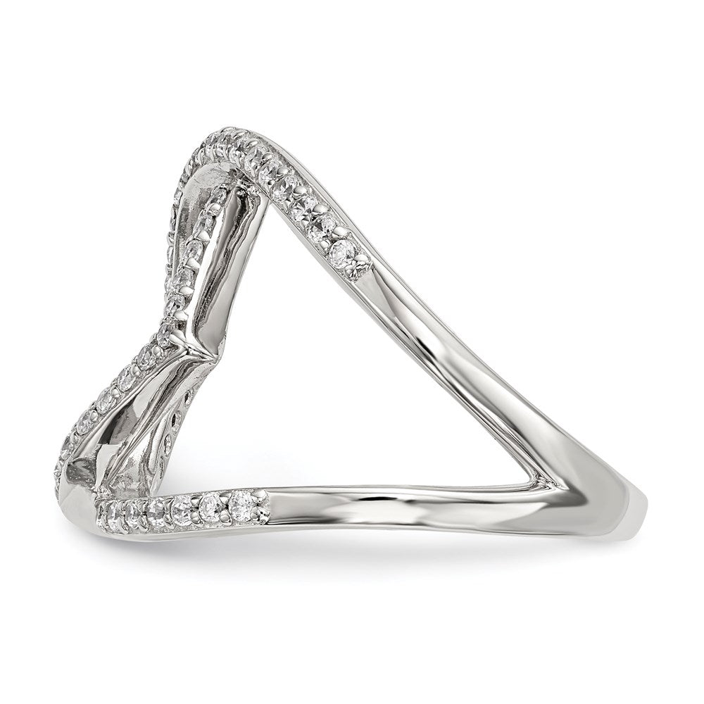 Sterling Silver Cz Ring
