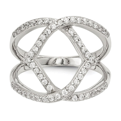 Sterling Silver Cz Ring
