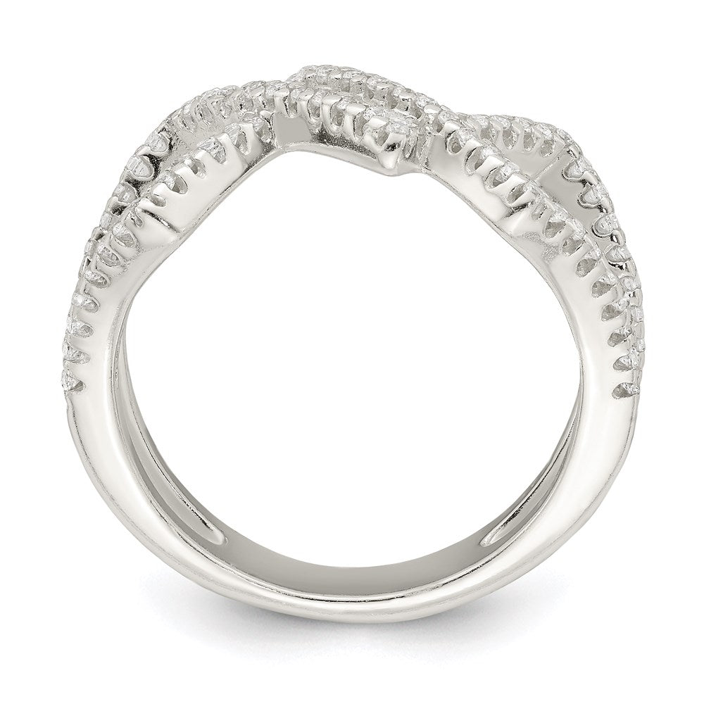 Sterling Silver Cz Ring