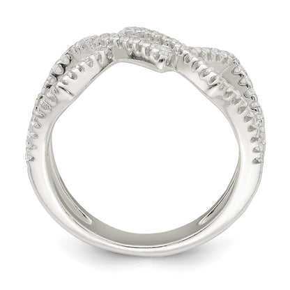 Sterling Silver Cz Ring