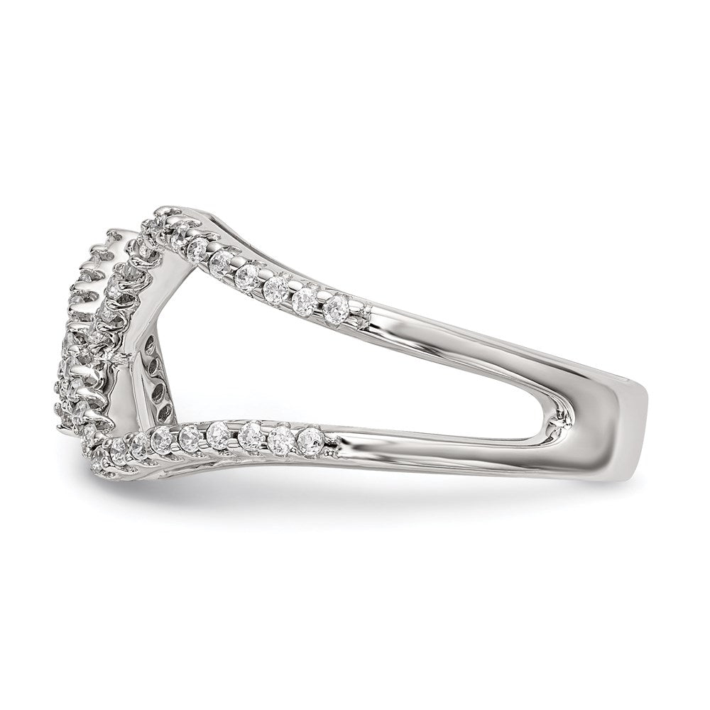Sterling Silver Cz Ring