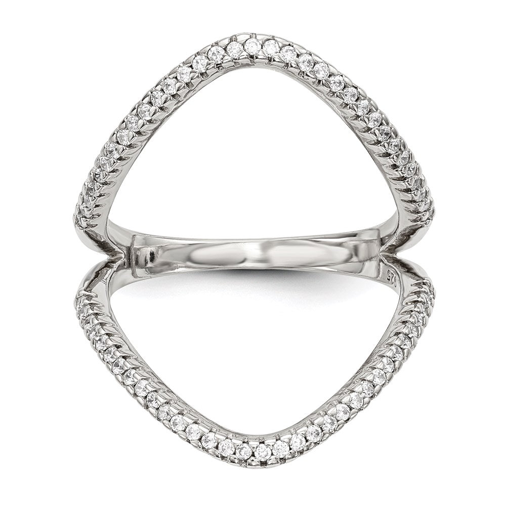 Sterling Silver Cz Ring