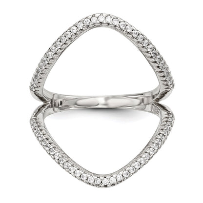 Sterling Silver Cz Ring