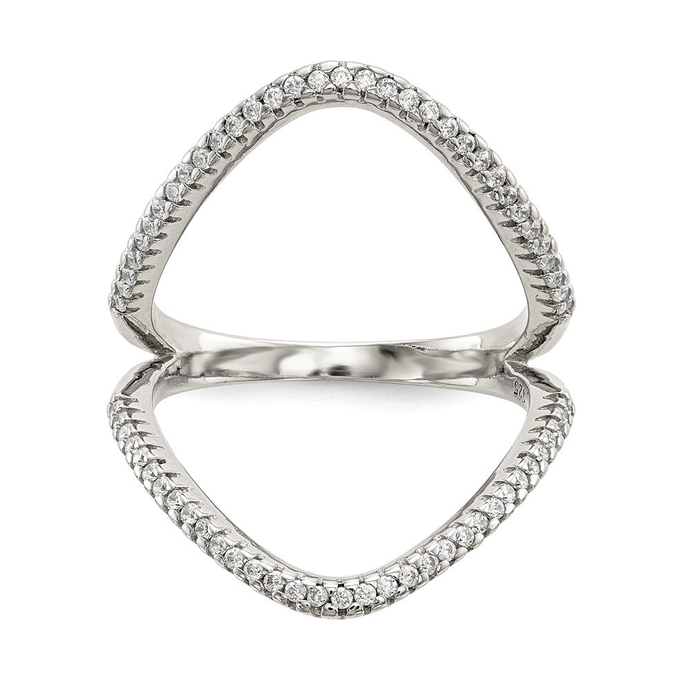 Sterling Silver Cz Ring