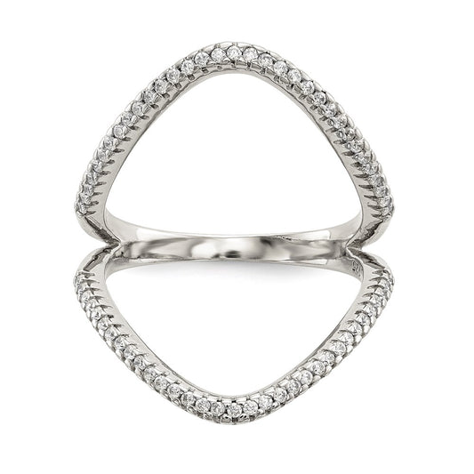 Sterling Silver Cz Ring