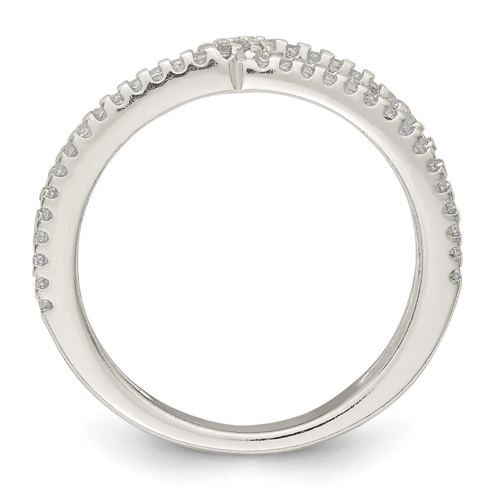 Sterling Silver Cz Ring