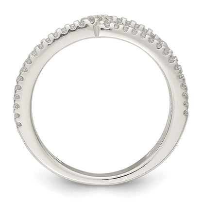 Sterling Silver Cz Ring