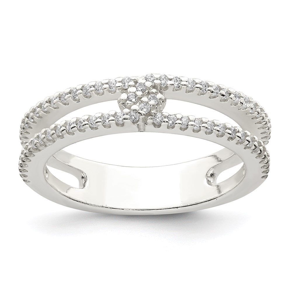 Sterling Silver Cz Ring