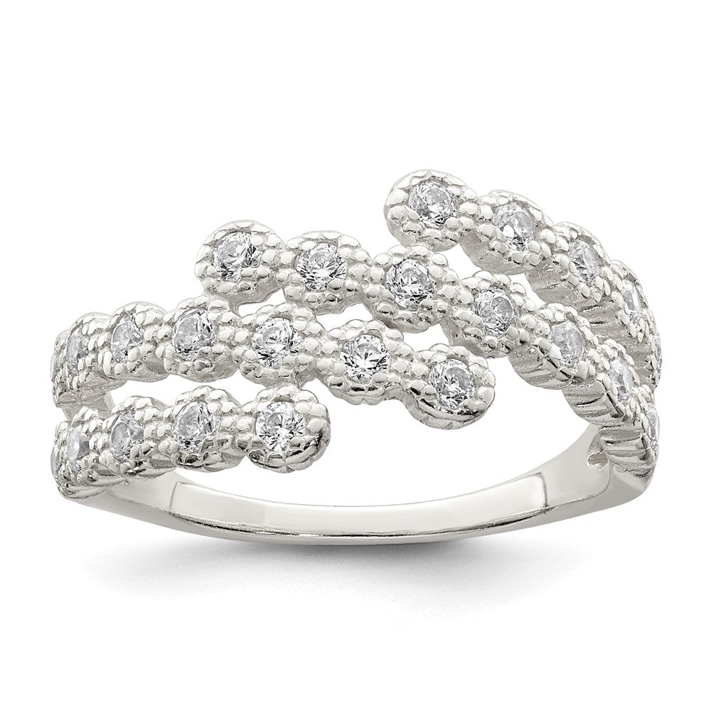 Sterling Silver Cz Ring