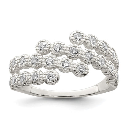 Sterling Silver Cz Ring
