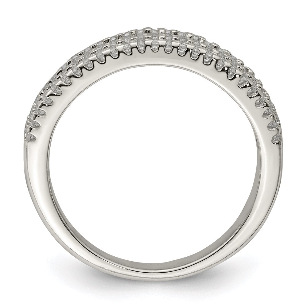 Sterling Silver Cz Ring