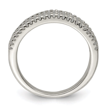 Sterling Silver Cz Ring