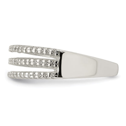 Sterling Silver Cz Ring