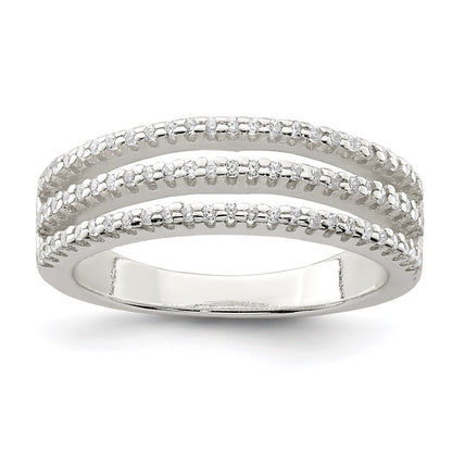 Sterling Silver Cz Ring