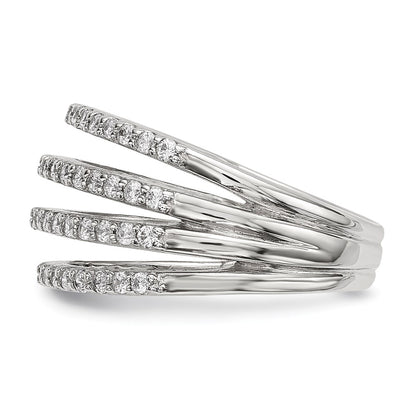 Sterling Silver Cz Ring