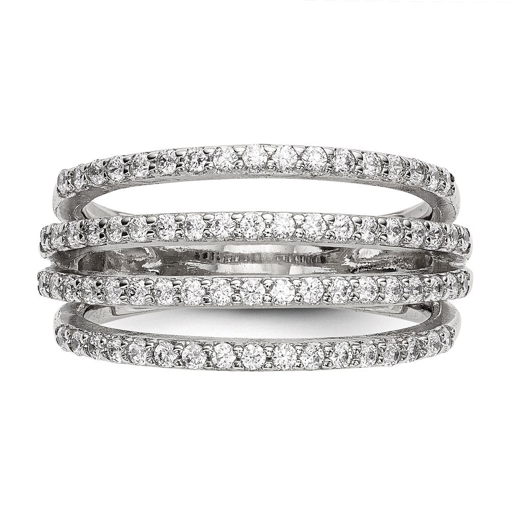 Sterling Silver Cz Ring