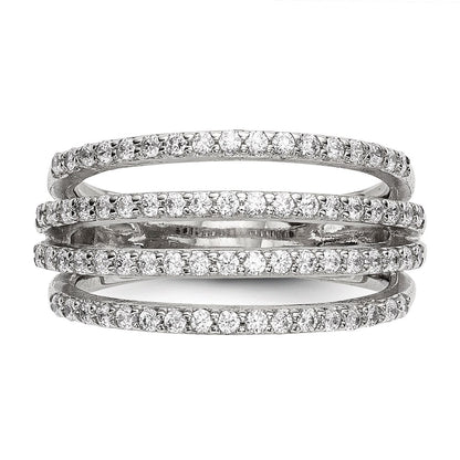 Sterling Silver Cz Ring