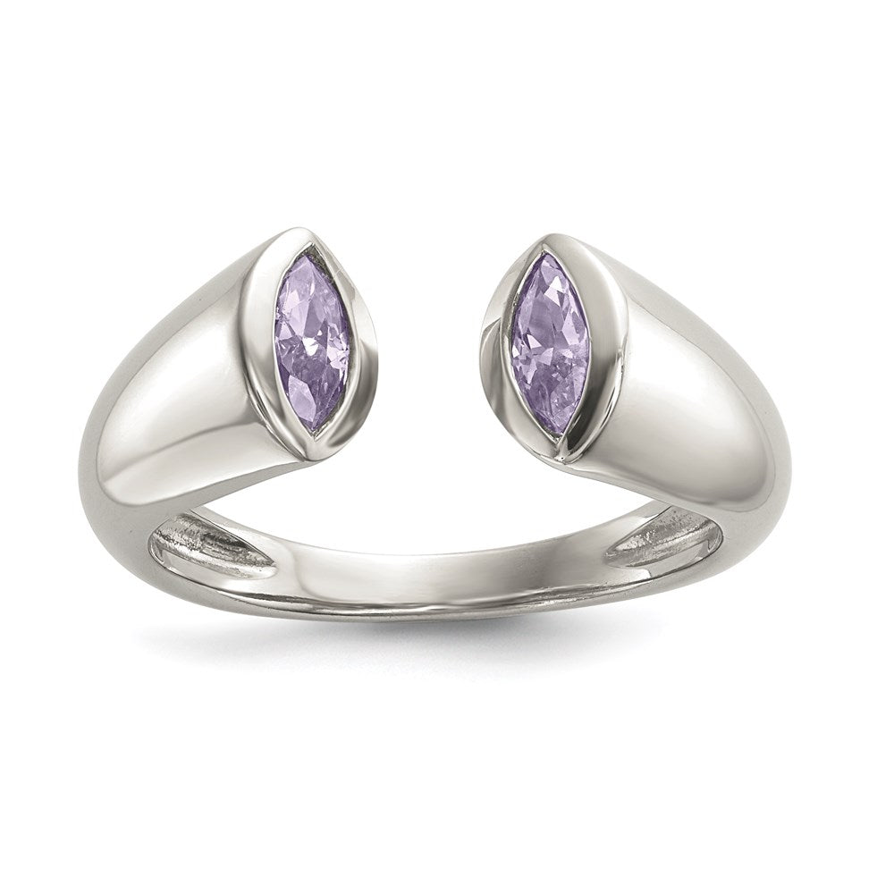 Sterling Silver Cz Ring