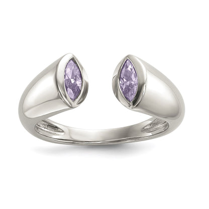 Sterling Silver Cz Ring