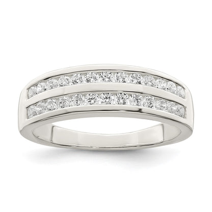 Sterling Silver Cz Ring