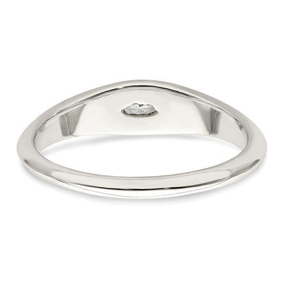 Sterling Silver Marquise Cz Ring