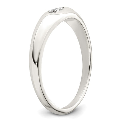 Sterling Silver Marquise Cz Ring