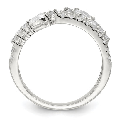 Sterling Silver Cz Ring