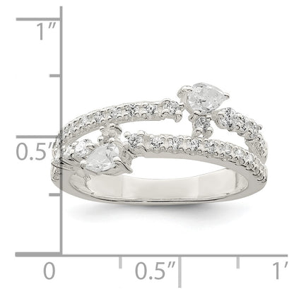 Sterling Silver Cz Ring