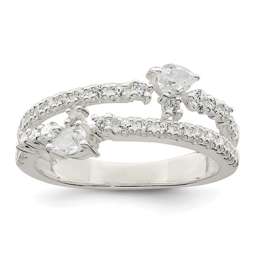 Sterling Silver Cz Ring