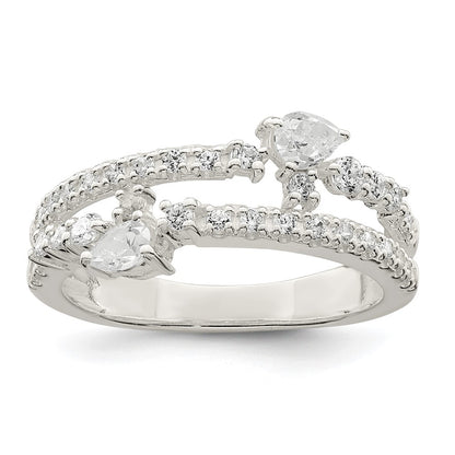 Sterling Silver Cz Ring