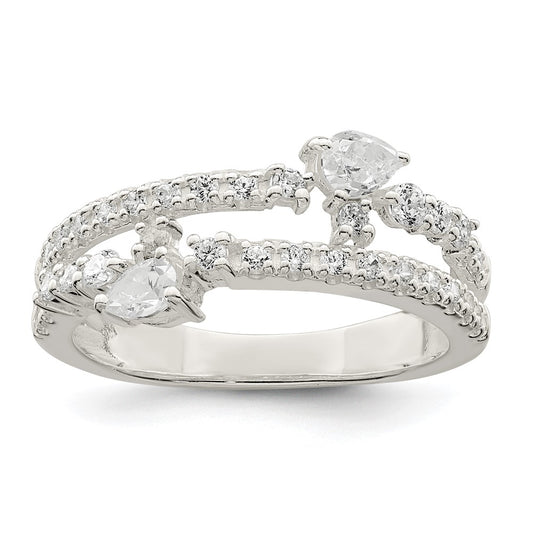 Sterling Silver Cz Ring