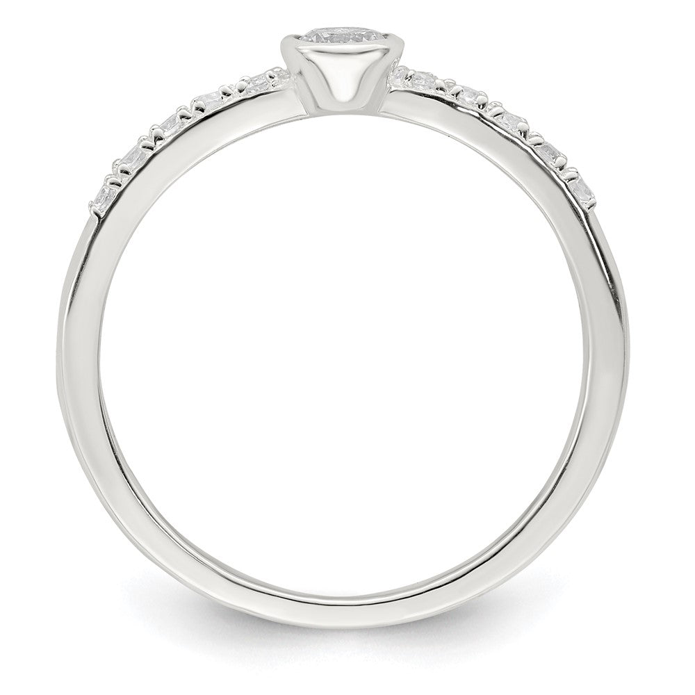 Sterling Silver Cz Ring